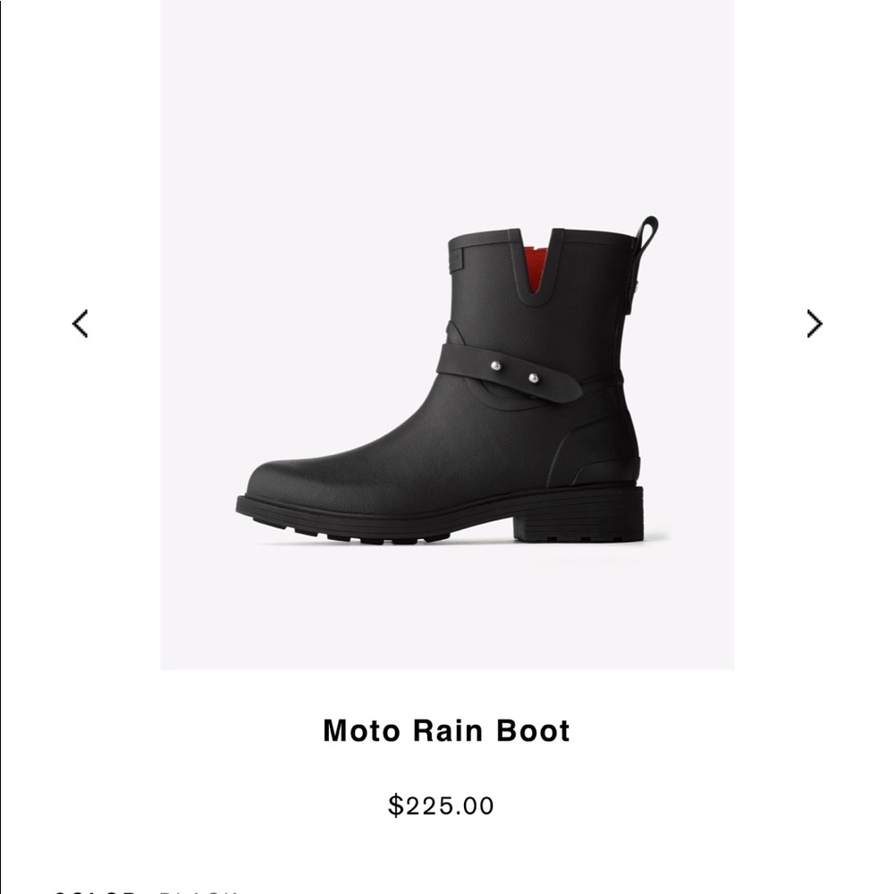 Rag and bone MOTO RAIN BOOT